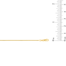 Load image into Gallery viewer, 10k Yellow Gold 1mm Solid Miami Cuban Gourmette Chain Necklace