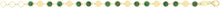 Load image into Gallery viewer, 14k Yellow Gold 5mm Gemstone Mirror Link Bracelet