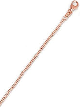 Load image into Gallery viewer, 14k Yellow Gold 1.5mm Solid Paperclip Link Chain Necklace