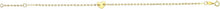 Load image into Gallery viewer, 14k Yellow Gold 6mm Mini Heart Charm Link Bracelet, Adjustable 6.5" - 7 Inch