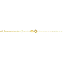 Load image into Gallery viewer, 14k Yellow Gold or White Gold 0.85mm Double Extendable Solid Classic Rope Chain Adjustable Necklace, 16" - 17" - 18 Inch