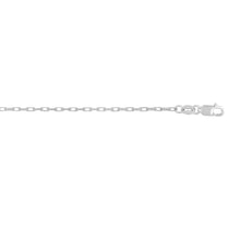 Load image into Gallery viewer, 14k Yellow Gold or White Gold 1.3mm Solid French Cable Chain Necklace