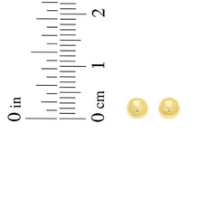 Load image into Gallery viewer, 14k Yellow Gold 4mm Polished Ball Post Earrings