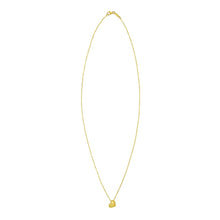 Load image into Gallery viewer, Floreo 14K Yellow Gold 7.1mm Puffed Mini Heart Charm Pendant Necklace
