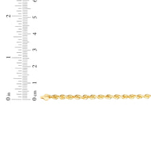 Load image into Gallery viewer, 14k Yellow Gold 3.7mm Solid Spiral Silk Rope Chain Necklace