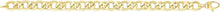 Load image into Gallery viewer, 14k Yellow Gold 8.8mm Alternating Diamond Cut Fancy Cuban Link Bracelet, 7.25 Inch