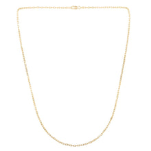 Load image into Gallery viewer, 14k Yellow Gold 1.9mm Solid French Cable Chain Necklace