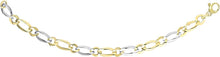 Load image into Gallery viewer, 14k Two-Tone Gold 5mm Alternating Oval and Round Link Bracelet, 7.5 Inch