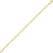 Load image into Gallery viewer, 14k Yellow Gold 2.5mm Brick Link Bracelet, 7.25 Inch