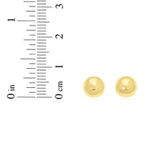 Load image into Gallery viewer, 14k Yellow Gold 4mm Polished Ball Post Earrings