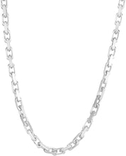 Load image into Gallery viewer, .925 Sterling Silver Rhodium Plated 5.5mm Solid French Cable Chain Necklace