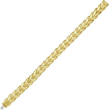 Load image into Gallery viewer, 14k Yellow Gold 10mm Chevron Link Bracelet, 7.5 Inch
