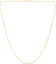 Load image into Gallery viewer, 10k Yellow Gold 1.3mm French Cable Chain Necklace