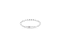 Load image into Gallery viewer, 10k Yellow Gold or White Gold Beaded Ring, Size 6-8
