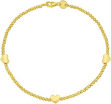 Load image into Gallery viewer, 14k Yellow Gold or Two-Tone 5.4mm Bead Bracelet