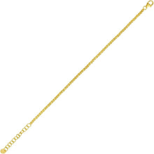 Load image into Gallery viewer, 14k Yellow Gold Diamond Cut Bead Link Bracelet, Adjustable 7.5" - 9 Inch