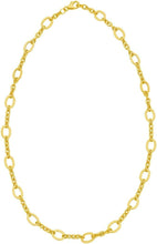 Load image into Gallery viewer, 14k Yellow Gold 7.5mm Large and 3.8mm Small Oval Link Bracelet, 7.25 Inch