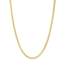 Load image into Gallery viewer, 14k Yellow Gold 4.2mm Oval Snake Chain Necklace