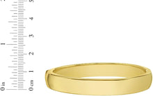 Load image into Gallery viewer, 14k Yellow Gold 10mm Solid Shiny High Polish Classic Bangle Bracelet 7.5 Inch