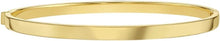 Load image into Gallery viewer, 14k Yellow Gold 4mm Solid Shiny High Polish Classic Bangle Bracelet 7.25 Inch