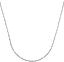 Load image into Gallery viewer, 14k White Gold 2.7mm Ice Barrel Chain Necklace