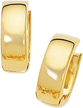 Load image into Gallery viewer, 14k Yellow Gold 15mm Polished Chunky Huggie Earring Earrings