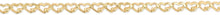 Load image into Gallery viewer, 14k Yellow Gold 3.2mm Gold Fancy Textured Heart Link Bracelet, 7 Inch