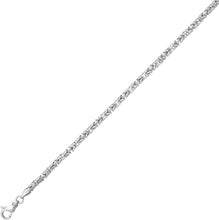 Load image into Gallery viewer, 925 Sterling Silver 4.1mm Round Byzantine Chain Necklace, 20"�, 22"�, or 24 Inch