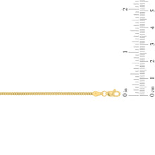 Load image into Gallery viewer, 10k Yellow Gold 1.75mm Solid Miami Cuban Gourmette Chain Necklace