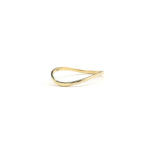 Load image into Gallery viewer, 10k Yellow Gold or White Gold or Rose Gold 1.5mm Curved Thumb Ring
