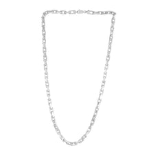 Load image into Gallery viewer, .925 Sterling Silver Rhodium Plated 5.5mm Solid French Cable Chain Necklace