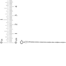 Load image into Gallery viewer, 14k White Gold .8mm or 1.1mm or 1.3mm or 1.8mm Singapore Chain Necklace