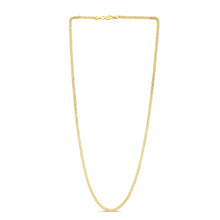 Load image into Gallery viewer, 14k Yellow Gold 2.5mm Bismark Chain Necklace
