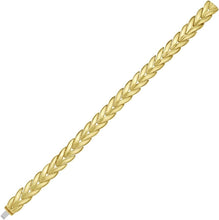 Load image into Gallery viewer, 14k Yellow Gold 10mm Chevron Bracelet, 7.5 Inch