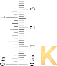 Load image into Gallery viewer, 14k Yellow Gold 0.4" Block Alphabet Letter A - Z Initial Charm Pendant with Extendable Adjustable Chain Necklace