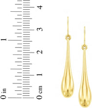 Load image into Gallery viewer, 14k Yellow Gold Polished Graduated Tear Drop Earrings