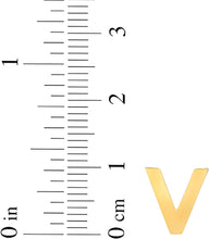 Load image into Gallery viewer, 14k Yellow Gold 0.4" Block Alphabet Letter A - Z Initial Charm Pendant with Extendable Adjustable Chain Necklace