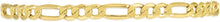 Load image into Gallery viewer, 10k Yellow Gold 4.5mm Lite Figaro Chain Link Bracelet or Anklet