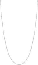 Load image into Gallery viewer, 14k Yellow Gold or White Gold 1.1mm Diamond Cut Bead Chain Necklace