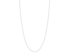 Load image into Gallery viewer, 14k Yellow Gold or White Gold 1mm Single Extendable Solid Diamond Cut Bead Chain Adjustable Necklace, 16" - 18 Inch