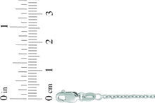 Load image into Gallery viewer, 18k White Gold Diamond Cut Cable Chain Necklace