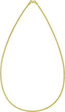 Load image into Gallery viewer, 14k Yellow Gold Sparkle Beaded Link Chain Necklace