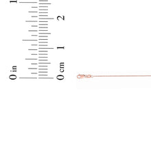 Load image into Gallery viewer, 14k Yellow Gold or White Gold or Rose Gold 1.1mm Solid Diamond Cut Cable Chain Necklace