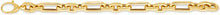Load image into Gallery viewer, 14k Yellow Gold 9.3mm Lite Paperclip Figaro with Oval Link Chain Bracelet 7.5 Inch
