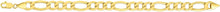 Load image into Gallery viewer, 10k Yellow Gold 8.5mm Lite Figaro Chain Link Necklace