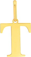 Load image into Gallery viewer, 14k Yellow Gold 0.9" Alphabet Letter A - Z Initial Charm Pendant with optional Extendable Adjustable Chain Necklace