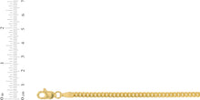 Load image into Gallery viewer, 10k Yellow Gold 2.5mm Solid Miami Cuban Curb Bracelet