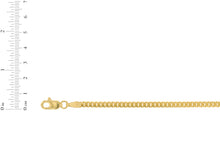 Load image into Gallery viewer, 10k Yellow Gold 2.6mm Solid Miami Cuban Chain Link Necklace