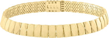 Load image into Gallery viewer, 14k Yellow Gold 7mm Diamond Marquis Tile Link Bracelet, 7 Inch