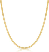 Load image into Gallery viewer, 10k Yellow Gold 2.5mm Solid Miami Cuban Curb Necklace